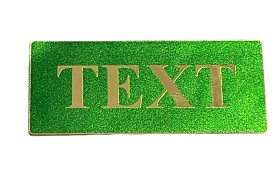 STKZF4 - Štítek foliový metalický